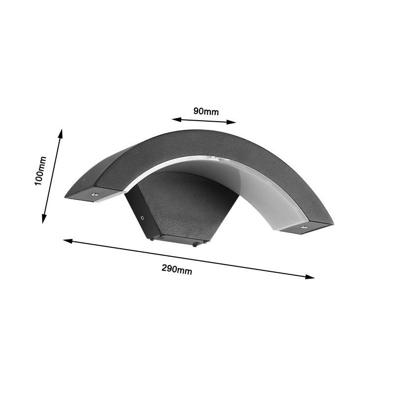 Tuya Smart WiFi LED lámpara de pared exterior porche luz jardín impermeable Sconce luz RGBW 15W regulable trabajo con Alexa y Google Home