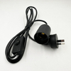 Cable de alimentación de atenuación de la UE de 1,8 M, Bases de lámpara E27, enchufe redondo con Cable de interruptor para lámpara de araña E14, portalámparas, 220V, 110V