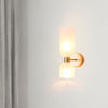 Lámparas de pared de vela de estilo francés, lámpara de ambiente de noche para dormitorio de niños creativos nórdicos, luces de decoración de pared de pétalos rosas para habitación de niña