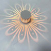 Lámpara nórdica de pavo real, luz Led de pared de pavo real dorado, candelabros nórdicos RGB, iluminación para decoración de habitación, decoración brillante, pájaro Animal 360