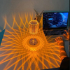Lámpara de mesa de acrílico 3D creativa, regalo de vacaciones, lámpara de mesa de acrílico, luz de Camping, lámpara de mesa que cambia de Color