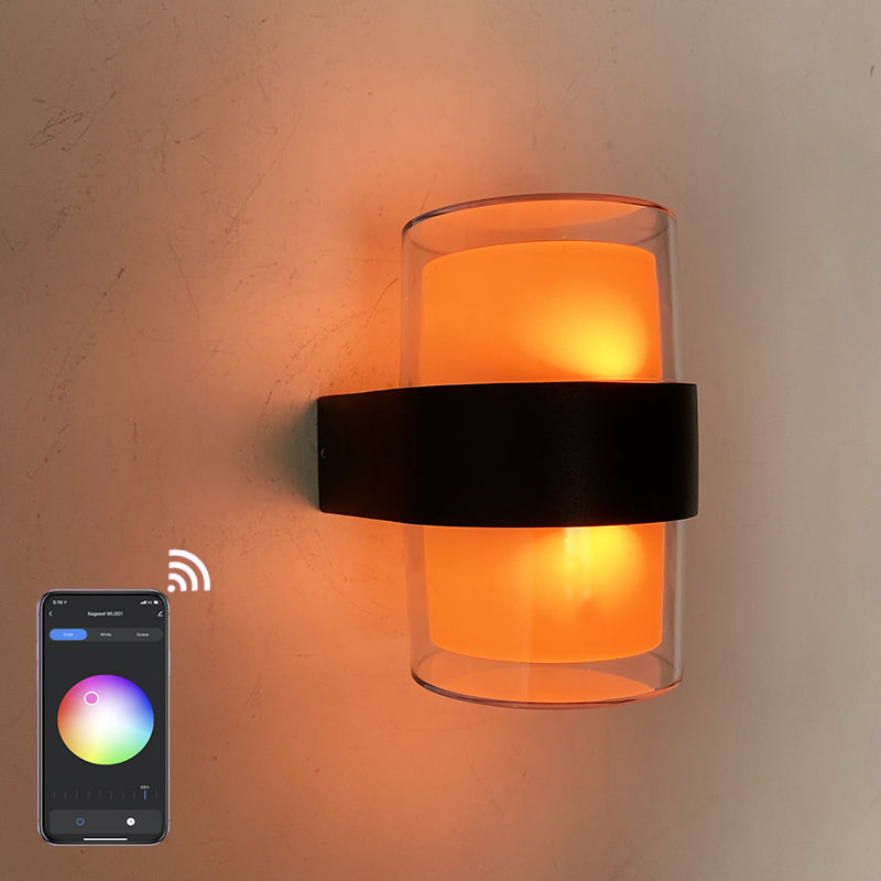 Tuya WIFI Control de voz inteligente RGBW regulable LED luz de techo lámpara de techo redonda funciona con Google Home APP control precio de fábrica