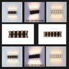Lámpara de pared de jardín impermeable IP65 LED Lámpara de pared LED interior y exterior decorativa