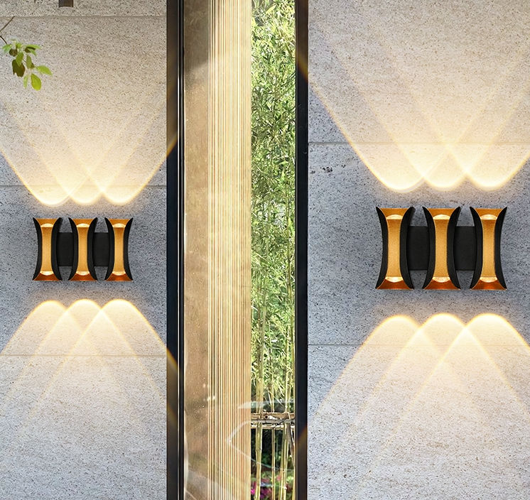 Lámparas de pared de vidrio para jardín, accesorio de iluminación Exterior para exteriores, Retro IP65, LED impermeable para casa, porche, pasillo, puerta de entrada y Patio