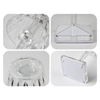 Mesita de noche LED Control táctil Luz de noche Lámpara de mesa de cristal moderna Luces de rosas LED Iluminación interior Lámpara de escritorio LED