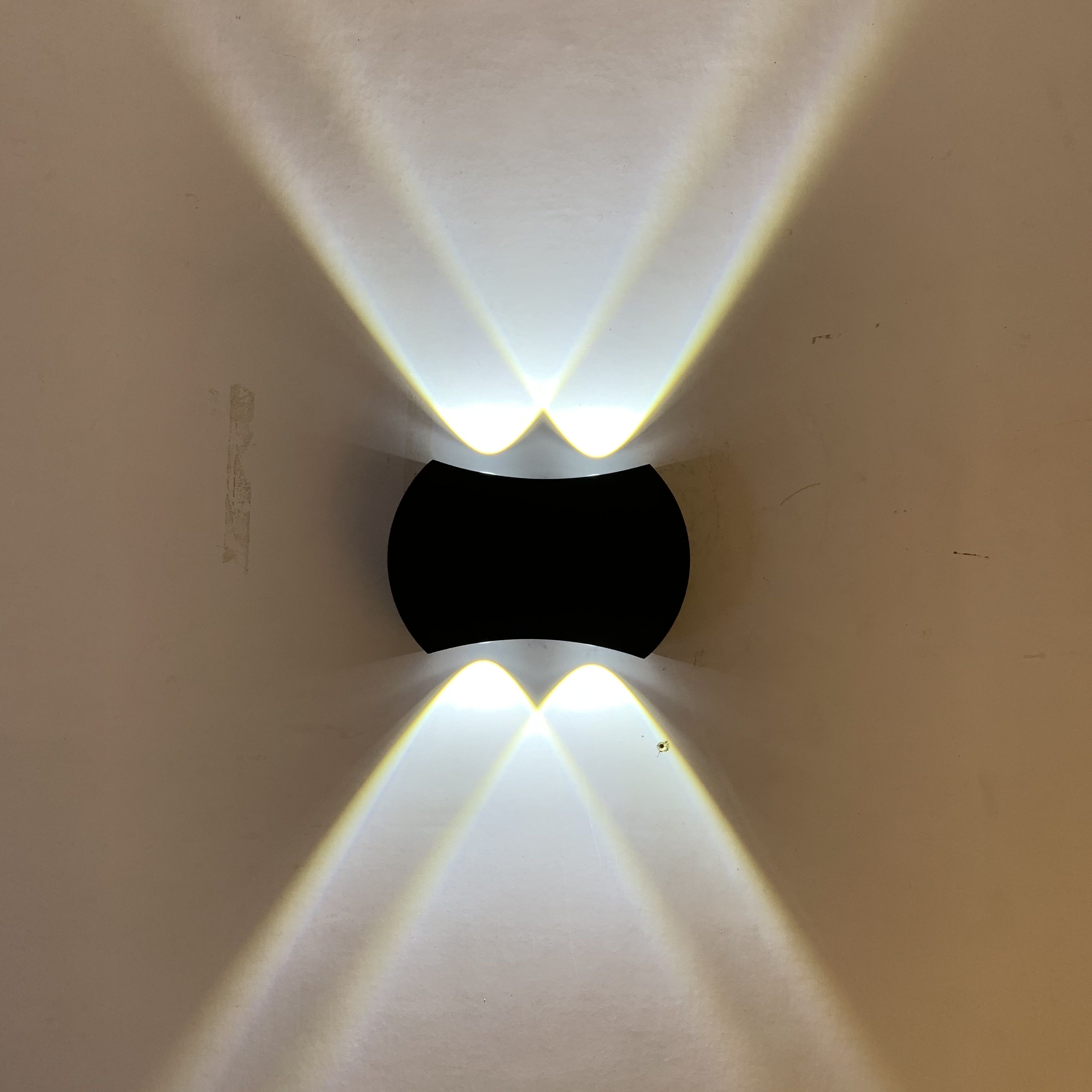 4W 6W 8W Moderna Minimalista Interior Exterior Hotel Pasillo Corredor Puerta Escalera Porche Luna Forma Lámpara de pared LED