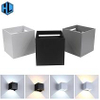 Lámpara de pared LED blanca de 12W para exteriores, impermeable, IP65, estilo nórdico moderno, accesorios de iluminación para exteriores, montaje en pared