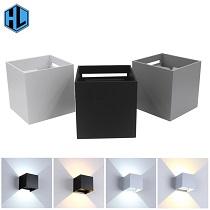 Lámpara de pared LED blanca de 12W para exteriores, impermeable, IP65, estilo nórdico moderno, accesorios de iluminación para exteriores, montaje en pared