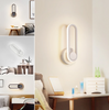 Lámpara de pared giratoria táctil para dormitorio, mesita de noche, interior, sala de estar, luces de pared Led, accesorio, luz de escalera, lámparas decorativas Hagood