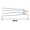 Base de lámpara LED G9 de alta calidad 250V 2A 18cm Zócalo de cerámica Tipo G9 Portalámparas halógeno para bombilla LED G9