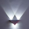 Triángulo 3W astilla led lámpara de pared para iluminación interior AC85-265V Accesorio de iluminación Aluminio Sin parpadeo Control remoto Apliques de pared