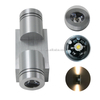 2x1W AC85-265V luces de pared LED modernas de aluminio lámpara de pared aplique de luz de espejo para decoración de pared interior o iluminación