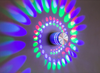 Lámpara de pared LED Luz de techo RGB colorido Control remoto IR Novedad innovadora decoración simple creativa sala de estar