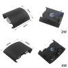 Iluminación de carcasa blanca y negra nórdica IP65 de aluminio resistente al agua para exteriores, interiores, escaleras, cabecera, dormitorio, decoración, lámpara de pared LED