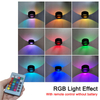 Moderno 3W 7W LED wandlamp RGB aluminio redondo LED arriba y abajo lámpara de pared luces de noche dormitorio