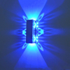 Recién llegado, candelabro de pared led de aluminio con doble mariposa de 6W para luces de pared interiores, luz nocturna de fondo de flores para salón de belleza