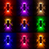 Lámpara de proyección RGB de aluminio para interiores residenciales Deco bar hotel restaurante iluminación arriba abajo luz nocturna LED