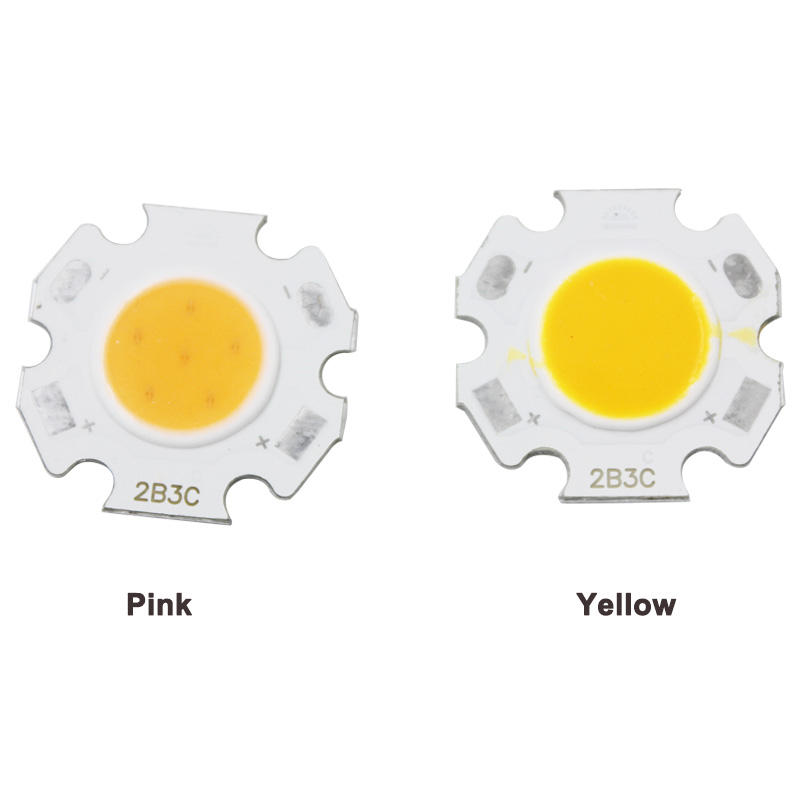 3W COB LED Chip 11mm Plum Blossom Forma LED Lámpara Bombilla para proyector Luz de techo