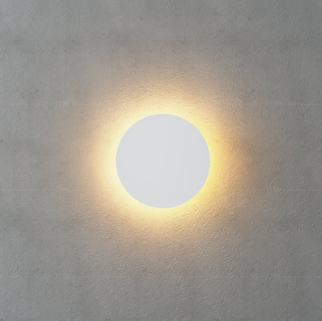 Lámpara de pared Led de forma redonda con luz Led moderna y lámparas de noche de luz nocturna para interiores de alta calidad