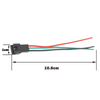 JST SM 3 pines/cabeza macho a hembra enchufe/cable conector rápido para tira de LED RGB WS2812B