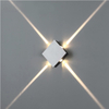 Lámpara de pared de estrella cruzada Led cuadrada de 4 W de alta calidad, aplique de iluminación para interiores, luz de truco con precio de fábrica