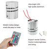Más vendidos 3W AC85 ~ 265V Lámpara de decoración de interior montada en la pared de aluminio RGB LED Luz de noche con controlador Lámpara de pared LED moderna