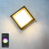 Nueva luz de pared impermeable de acrílico, luz de pared LED moderna, lámpara de pared impermeable de aluminio para exteriores, jardín