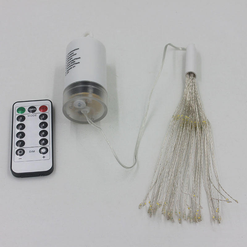 Hagood LED fuegos artificiales cobre luz impermeable IP65 vacaciones iluminación led fuegos artificiales gran luz