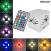 3W Aluminio Fancy RGB con controlador de luz de pared para decoración de galería de arte Balcón frontal Lámpara de pared LED 