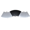 Luces de pared LED de 6W, lámpara de pared de arriba y abajo para interiores, iluminación interior led hecha de aluminio, lámpara de pasillo, iluminación de pared, plata, blanco frío