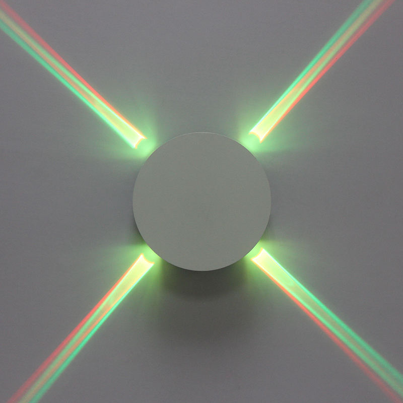 Lámpara de pared LED para hotel 12W RGB con controlador Cross Star Mejor precio Nueva luz interior decorativa Wandlampe