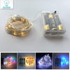 Guirnalda de luces LED de alambre de cobre de 2M con lámpara de hadas para luces de fiesta de guirnalda al aire libre y decoración de Navidad de Año Nuevo