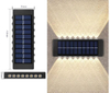 Lámpara solar para jardín al aire libre, lámpara de pared para el hogar, diseño de decoración de pared, nueva lámpara de pared de ambiente luminoso hacia arriba y hacia abajo