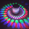 Lámpara de pared con efecto de luz LED de pared con agujero en espiral RGB con control remoto, lámpara de varita colorida para fiesta, Bar, vestíbulo, KTV, decoración del hogar