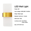 Lámpara de pared LED moderna, accesorio de iluminación interior minimalista, apliques de pared, escalera, 6W, 10W, dormitorio, mesita de noche, sala de estar, iluminación de pasillo de casa
