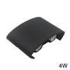 Negro 4W Oval Led Lámpara de pared Impermeable Al aire libre Jardín Porche Aplique Iluminación