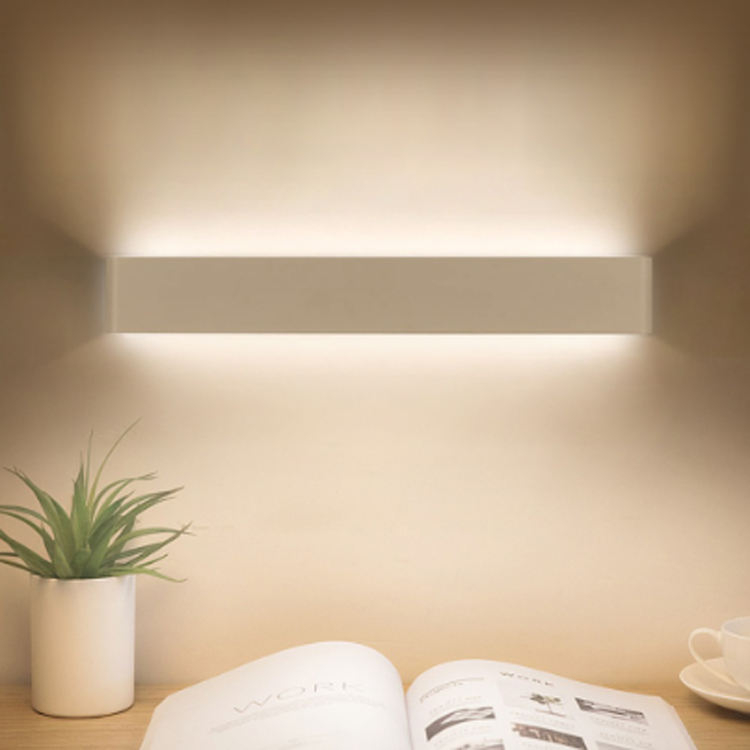 Rectángulo Led Lámpara de pared Apliques de noche 110V 220V Sala de estar Baño Espejo Luz Pasillo interior