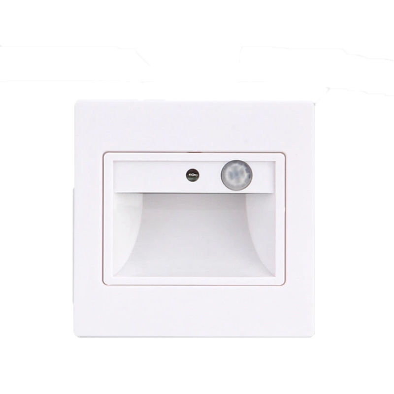 Precio barato de fábrica Detector de movimiento PIR + Sensor de luz Luz nocturna para escaleras con lámpara de pie en stock