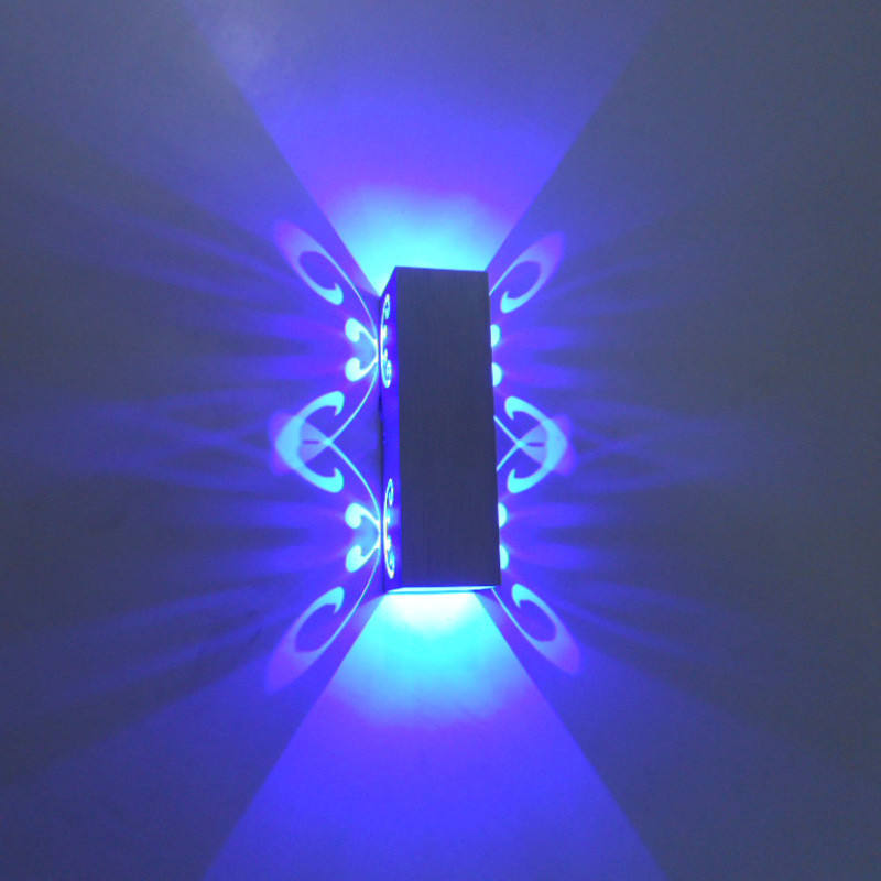 Lámpara de pared Interior de 3W y 6W, candelabro LED de iluminación interior con decoración de aluminio para habitación de niños, espejo, dormitorio, hogar, sala de estar, luz de pared Led