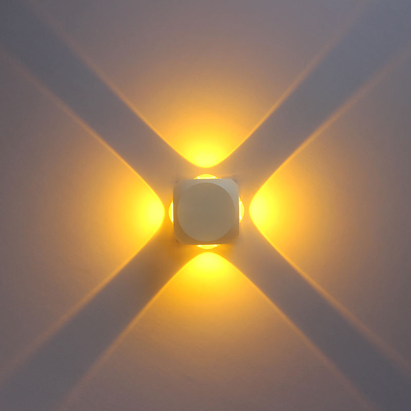 Lámpara LED de pared de 12W para exteriores, impermeable, IP65, para porche, jardín, lámpara de pared, aplique para balcón, terraza, decoración, lámpara de iluminación
