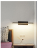 Lámpara de pared para cabecera, ángulo ajustable giratorio, iluminación LED para interiores, lámpara de pared de tira simple de aluminio