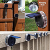 ABS LED Jardín Lámpara solar Flor Color plata Iluminación impermeable al aire libre Rejuvenecimiento Aplique al aire libre Rejuvenecimiento Aplique al aire libre Rejuvenecimiento Aplique al aire libre