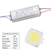 Chip COB de luz de inundación LED de alta potencia de 10W, 20W, 30W, 50W + fuente de alimentación de reflector LED de entrada de CA/CC de 12V, controlador Led