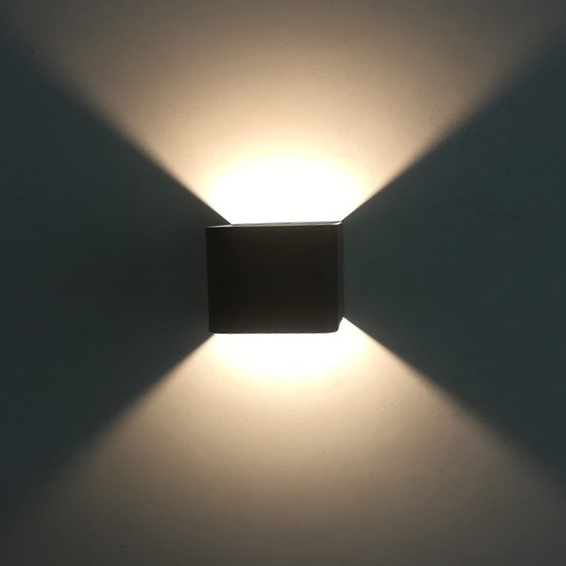 Lámpara de pared de habitación de Hotel, aplique de pared Led de escalera barato, candelabros modernos para interior, cuadrado, montado en la pared, comercio electrónico, Club RGB, novedad, KTV