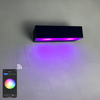 Lámpara de pared inteligente, lámpara de pared led controlada por aplicación, luces led de pared para interiores, luces led de pared para interiores, interruptor de luz controlado por aplicación
