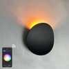 Lámpara de pared de 9W, lámpara inteligente, aplique de pared led para exteriores, lámpara de pared de control de aplicación Tuya, luz ajustable impermeable para exteriores, color ajustable