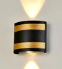 Pared de oro Luces de pared LED Montaje en pared Luz LED Luz de pared LED Lámpara de iluminación de pared LED Lámpara de pared arriba y abajo