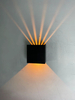 Lámpara de pared de seis haces de 6 W, luces led, candelabro de pared estético, lámpara de pared moderna led, candelabro de pared para exteriores, luces de pared led para interiores