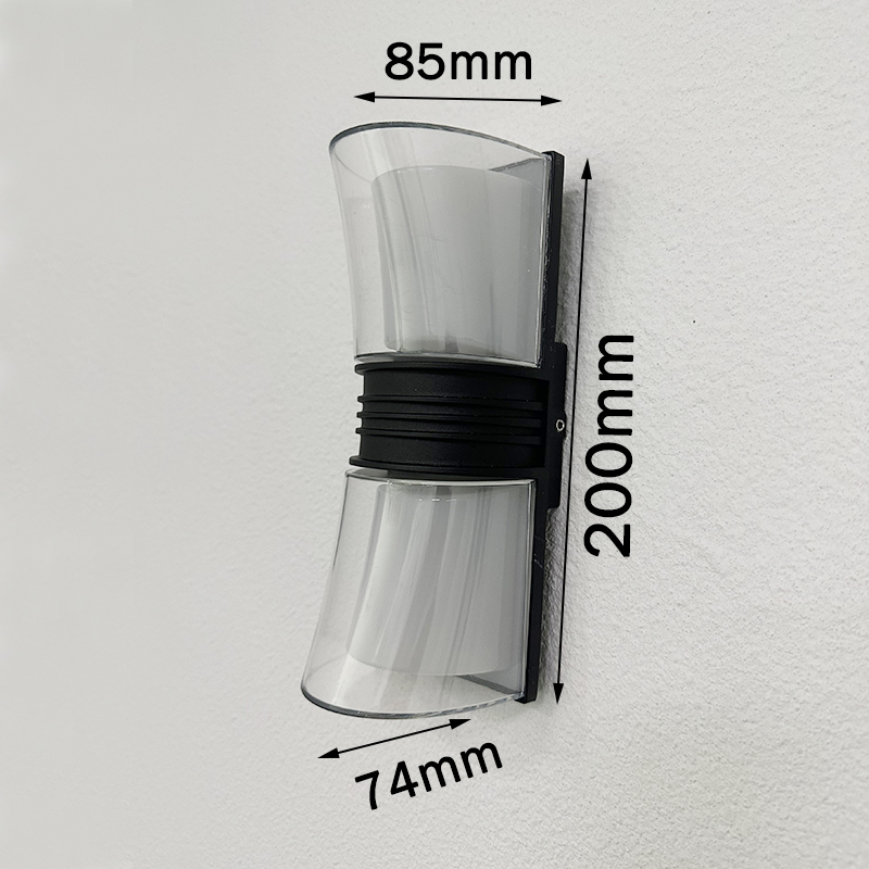 9W APP Control RGBW Home Bar Hotel Decorativo Wifi Smart APP Luces de pared Lámparas de pared LED para exteriores