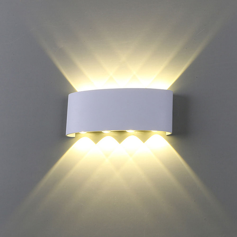 2023 decoración Industrial 6 W/8 W IP65 impermeable al aire libre Led lámpara de pared lámpara de pared arriba y abajo lámpara de pared